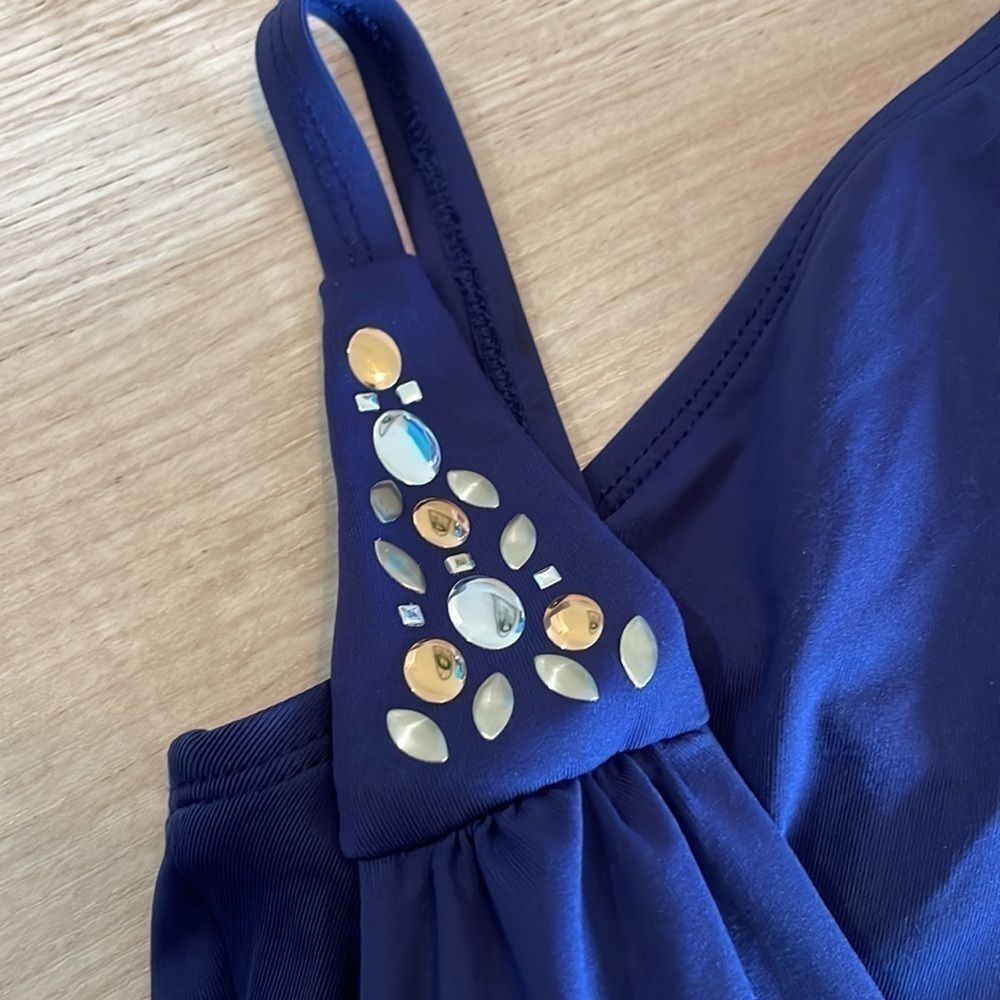 Coastal zone women’s one piece Navy blue swimsuit Size 6 - Picture 9 of 9